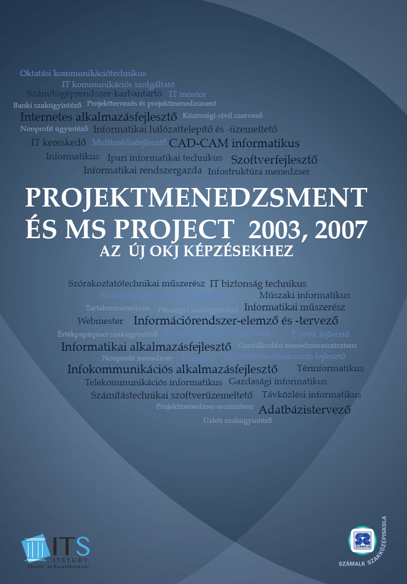 A Projektmenedzsment és MS Project 2003, 2007 köny borítója